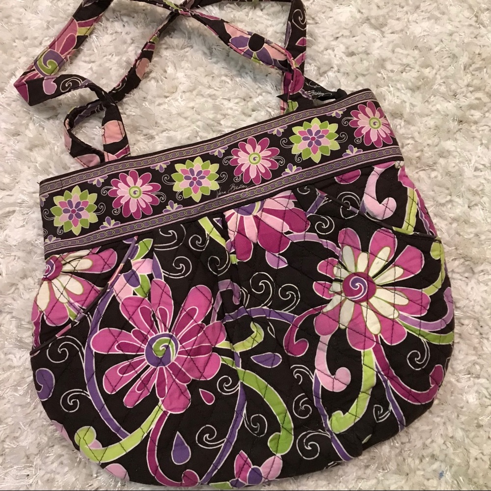 Vera Bradley purple paisley handbag, retired